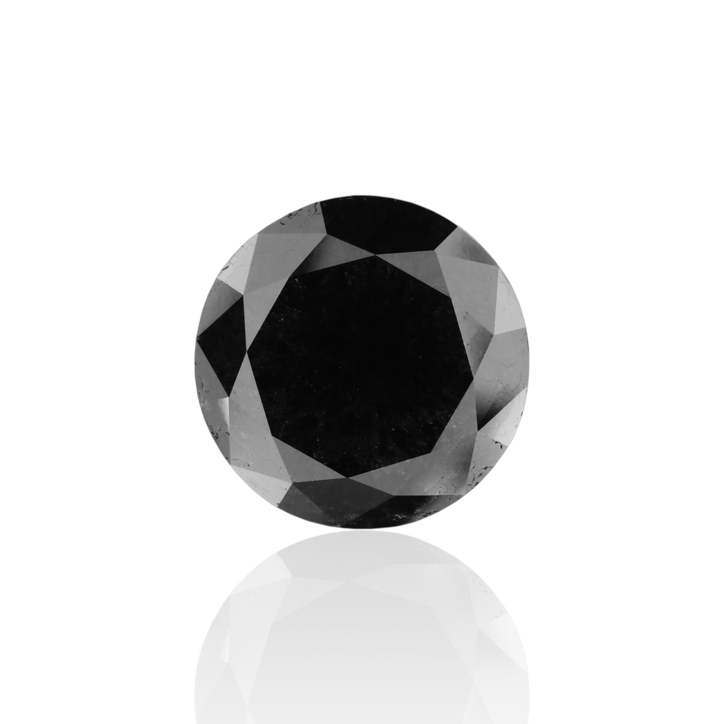 GIA 10.23 Carat Natural Fancy Black Round Diamond SE-7198GNA