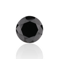 GIA 3.84 Carat Natural Fancy Black Round Diamond SE-7202GNA