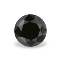 GIA 1.45 Carat Natural Fancy Black Round Diamond SE-7210GNA