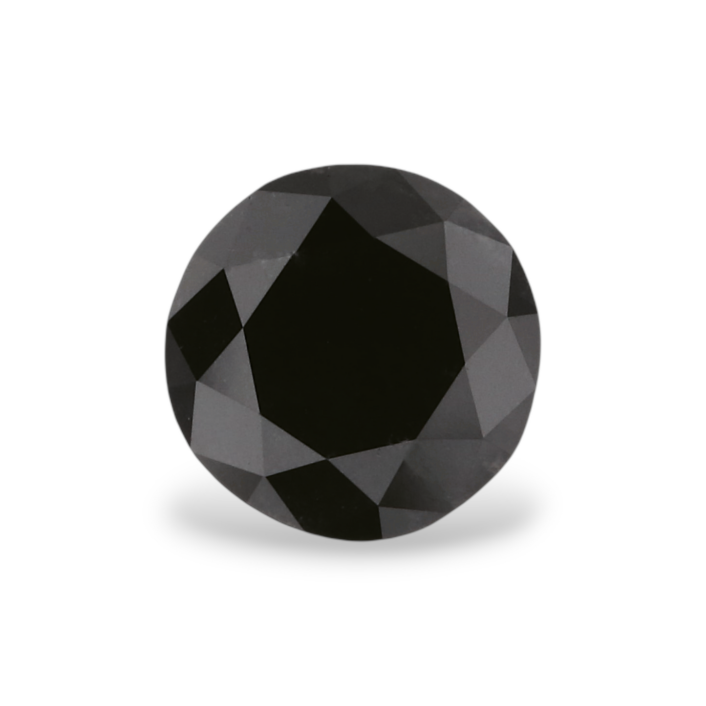 GIA 1.08 Carat Natural Fancy Black Round Diamond SE-7218GNA