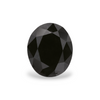 GIA 1.17 Carat Natural Fancy Black Oval Diamond SE-7229GNA