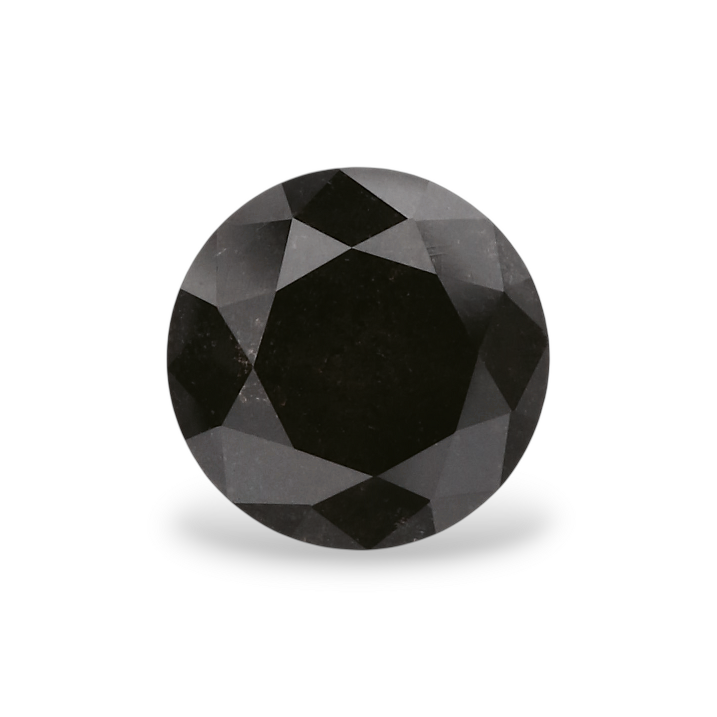 GIA 1.09 Carat Natural Fancy Black Round Diamond SE-7237GNA