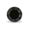 GIA 1.27 Carat Natural Fancy Black Round Diamond SE-7239GNA