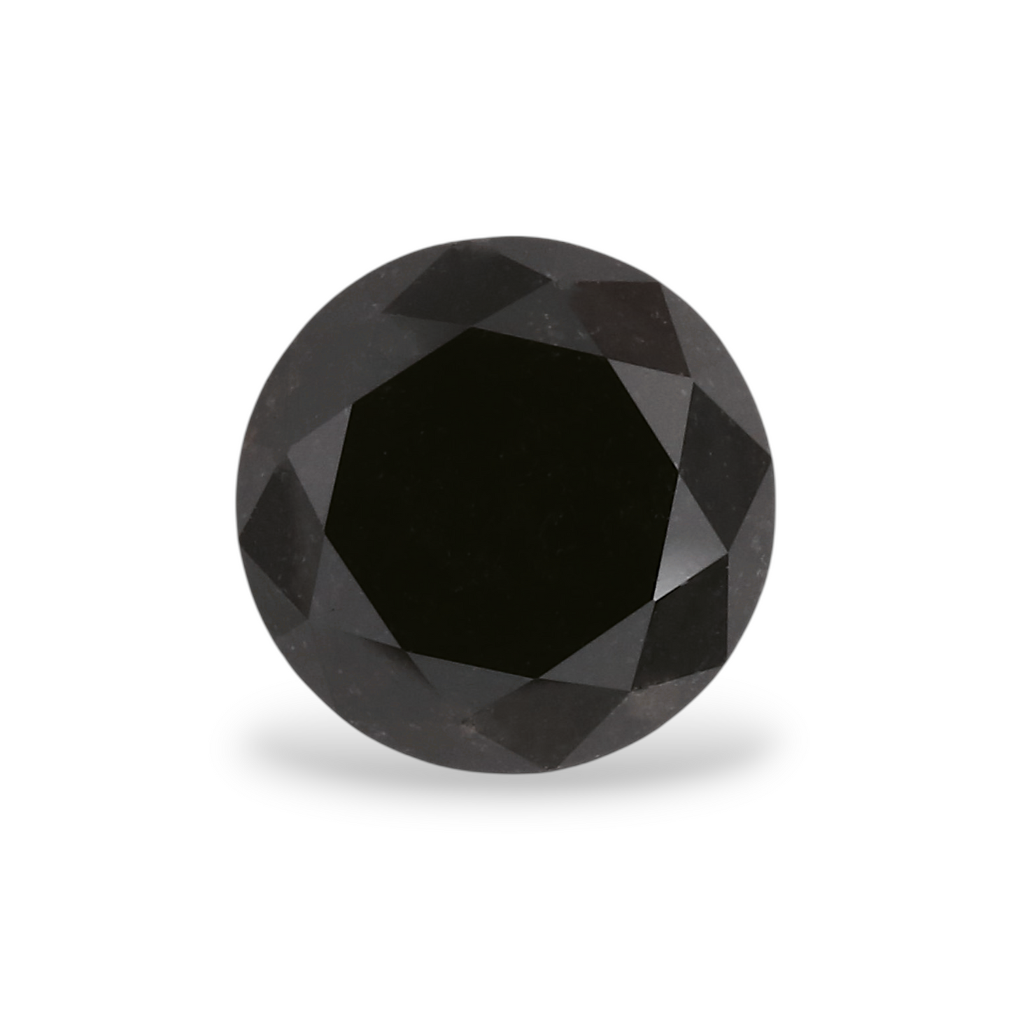GIA 1.27 Carat Natural Fancy Black Round Diamond SE-7239GNA