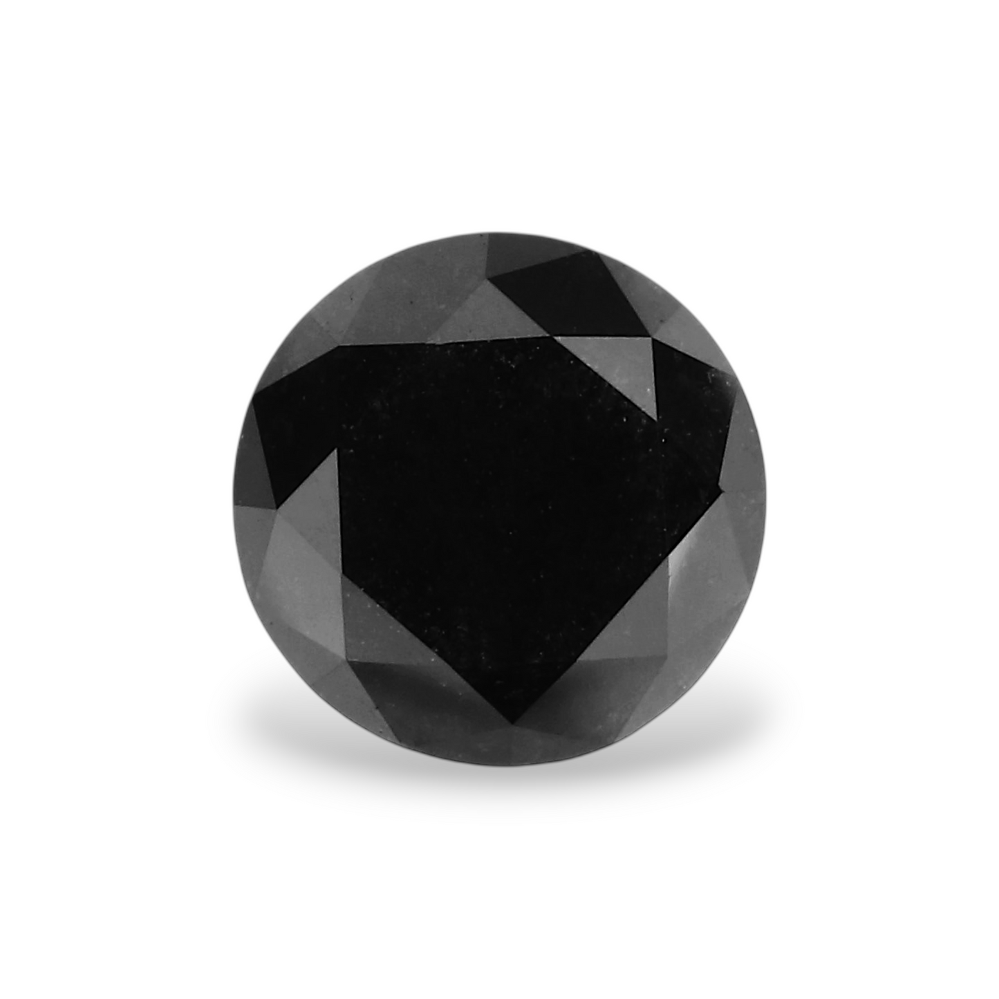 GIA 1.06 Carat Natural Fancy Black Round Diamond SE-7240GNA