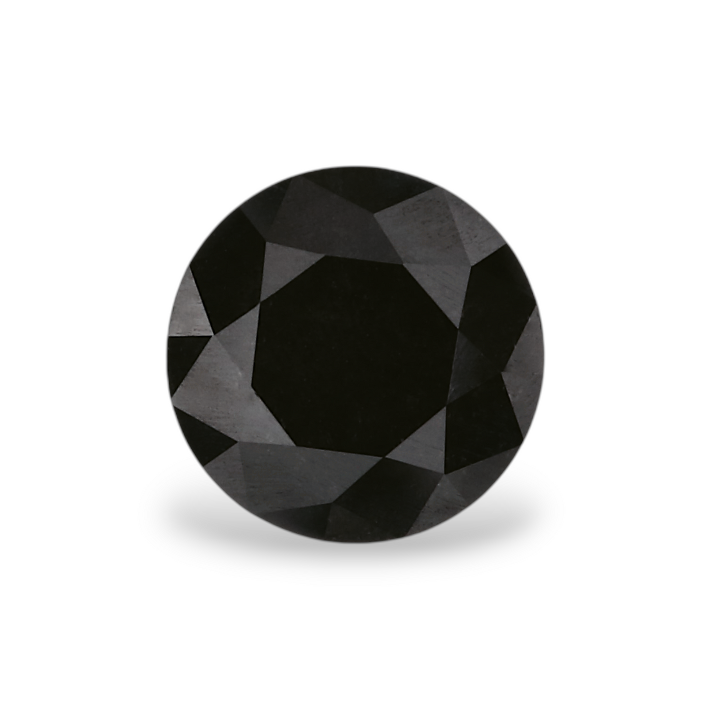 GIA 1.23 Carat Natural Fancy Black Round Diamond SE-7241GNA