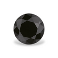 GIA 1.48 Carat Natural Fancy Black Round Diamond SE-7242GNA