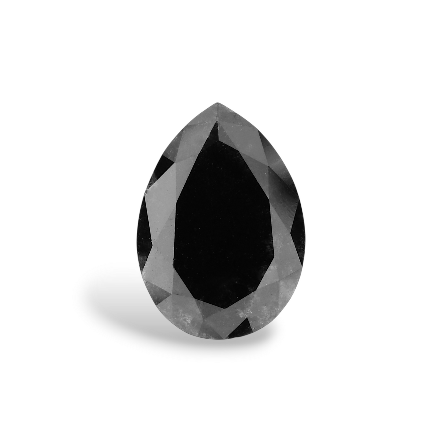 GIA 1.93 Carat Natural Fancy Black Pear Diamond SE-7247GNA