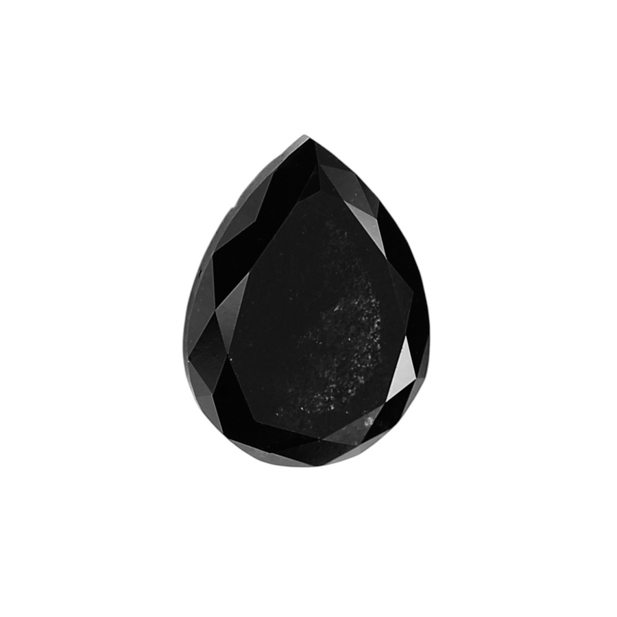 GIA 1.98 Carat Natural Fancy Black Pear Diamond SE-7250GNA