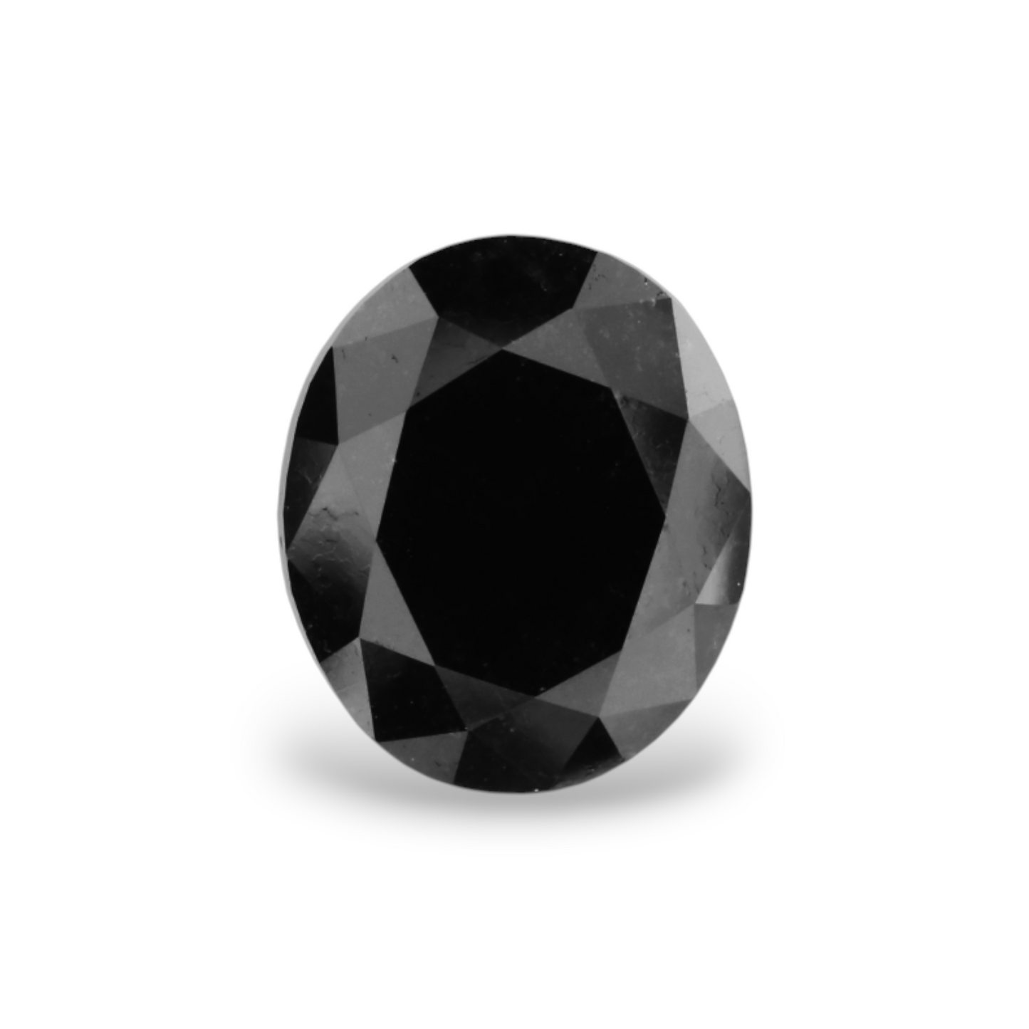 GIA 2.67 Carat Natural Fancy Black Oval Diamond SE-7254GNA