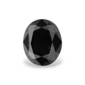 GIA 1.30 Carat Natural Fancy Black Oval Diamond SE-7257GNA