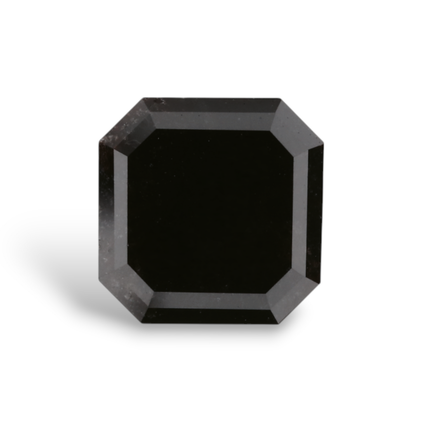 GIA 2.49 Carat Natural Fancy Black Sq emerald Diamond SE-7264GNA