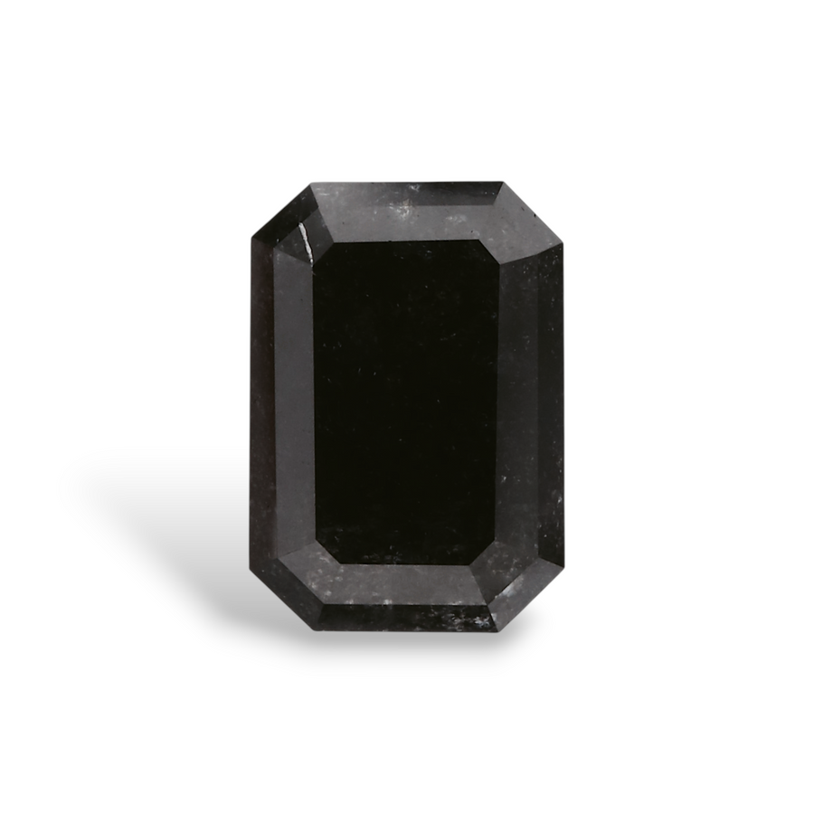 GIA 1.65 Carat Natural Fancy Black Emerald Diamond SE-7268GNA