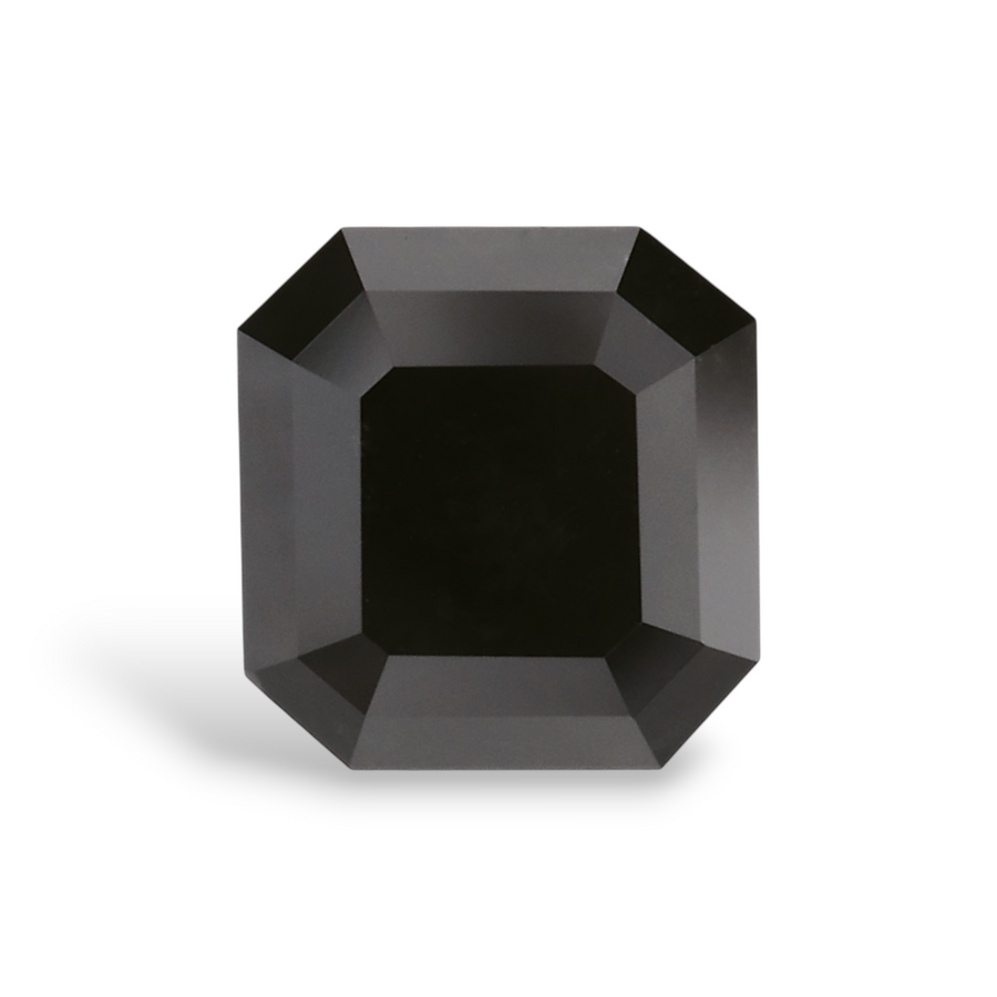 GIA 1.18 Carat Natural Fancy Black Sq emerald Diamond SE-7270GNA