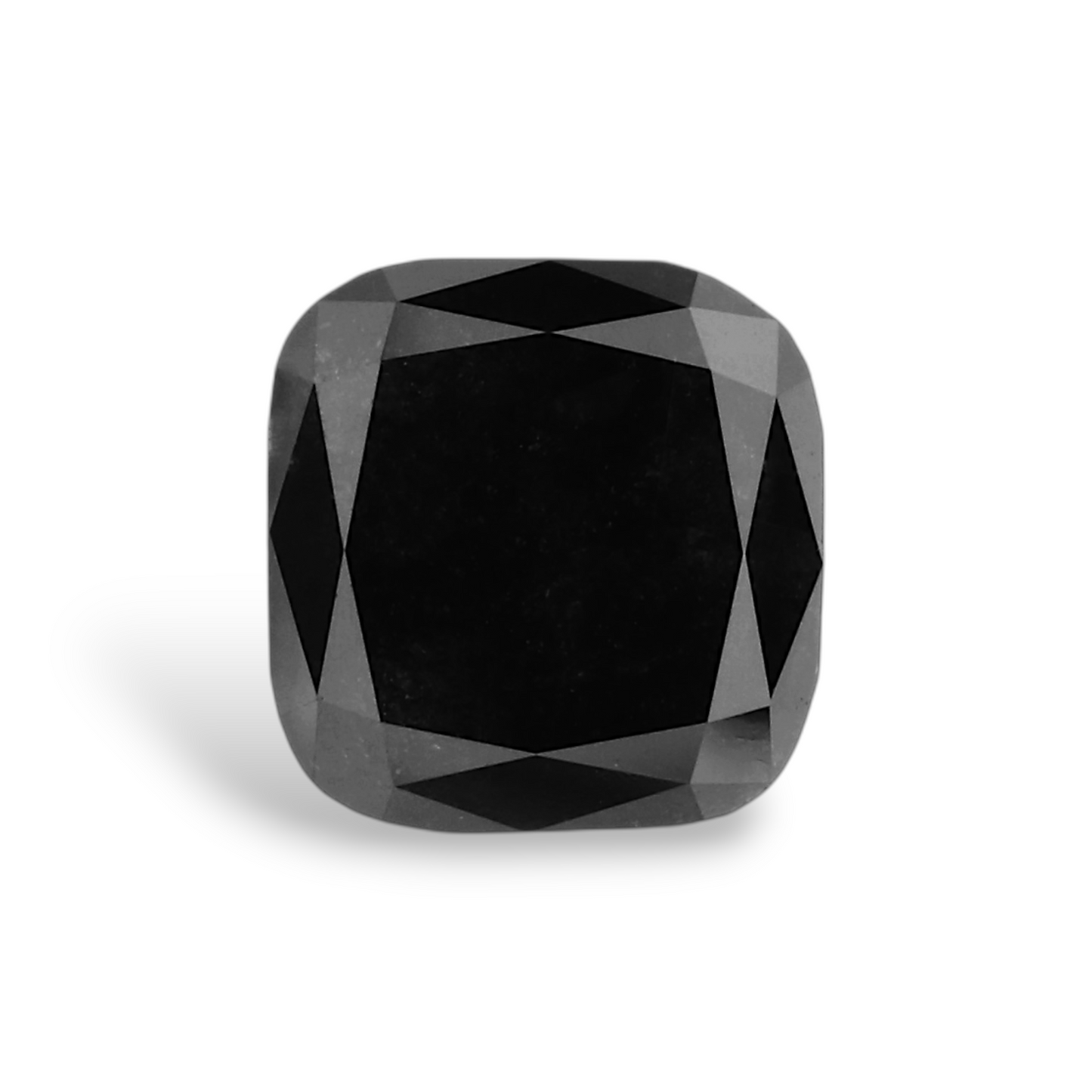 GIA 1.36 Carat Natural Fancy Black Cushion Diamond SE-7280GNA
