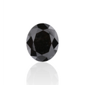 GIA 4.00 Carat Natural Fancy Black Oval Diamond SE-7295GNA