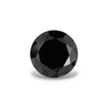 GIA 3.58 Carat Natural Fancy Black Round Diamond SE-7299GNA