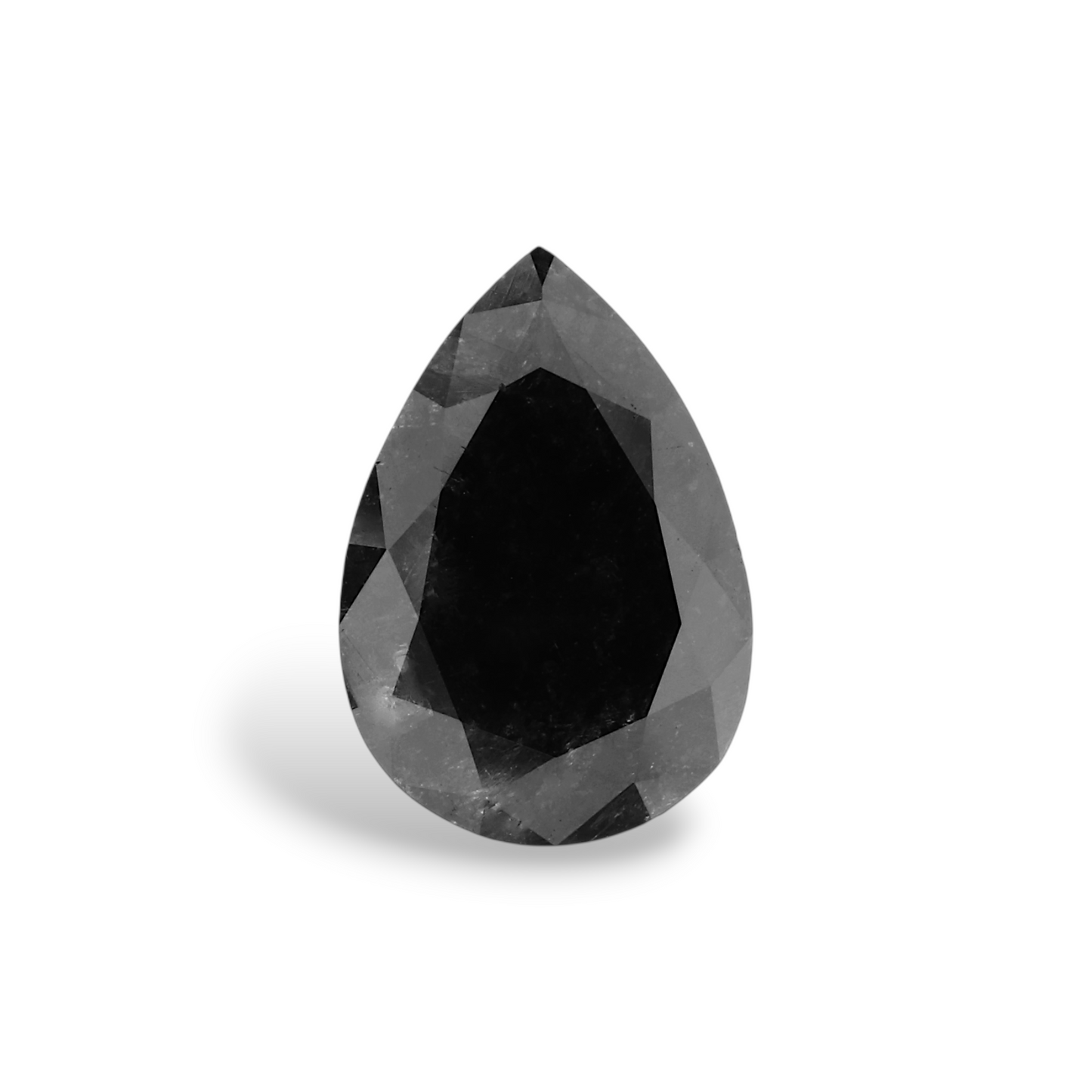 GIA 1.89 Carat Natural Fancy Black Pear Diamond SE-7307GNA