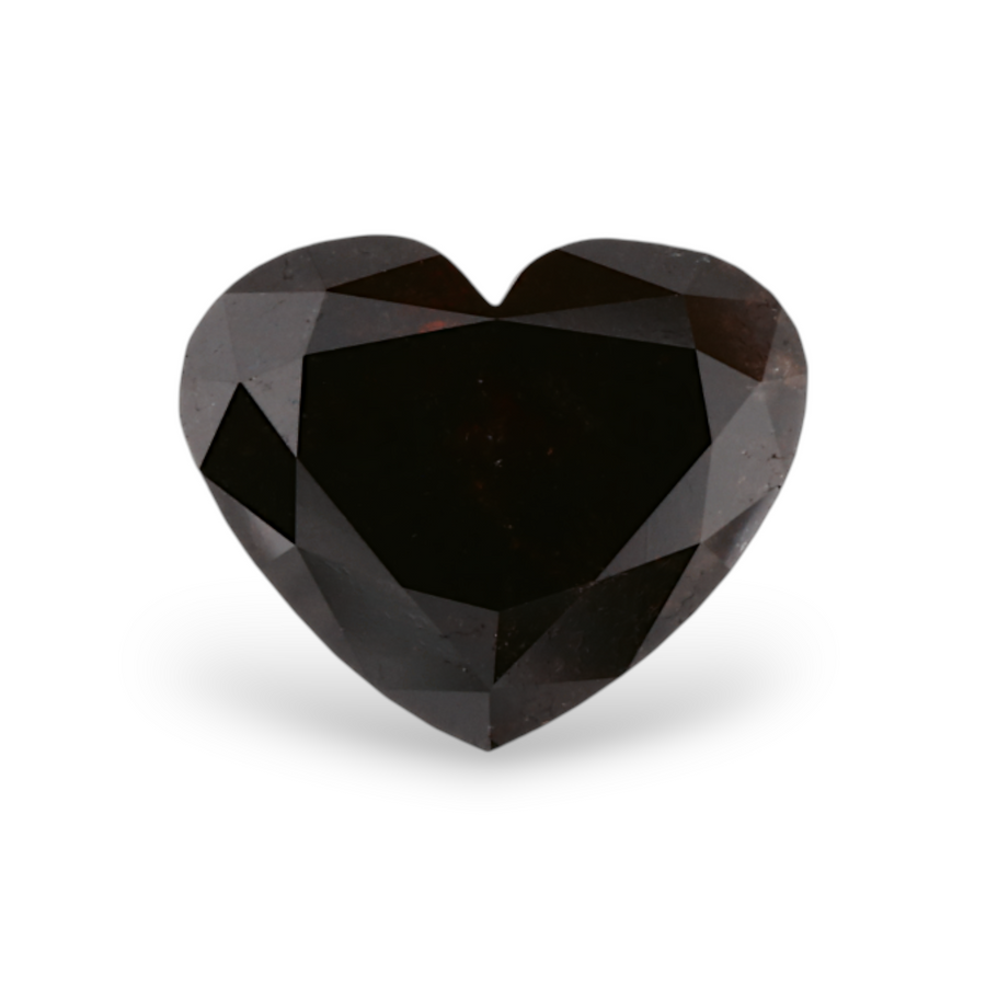 GIA 1.86 Carat Natural Fancy Black Heart Diamond SE-7309GNA