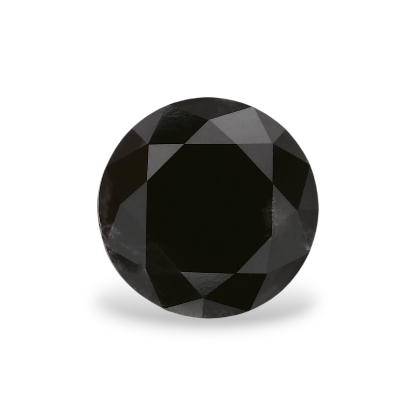 GIA 1.68 Carat Natural Fancy Black Round Diamond SE-7312GNA