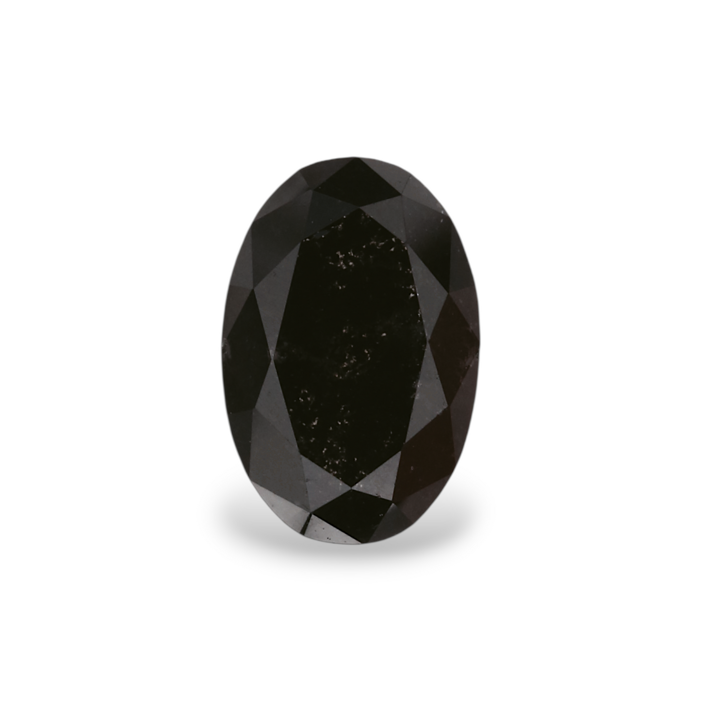 GIA 1.35 Carat Natural Fancy Black Oval Diamond SE-7316GNA