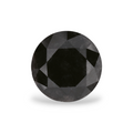 GIA 1.42 Carat Natural Fancy Black Round Diamond SE-7321GNA