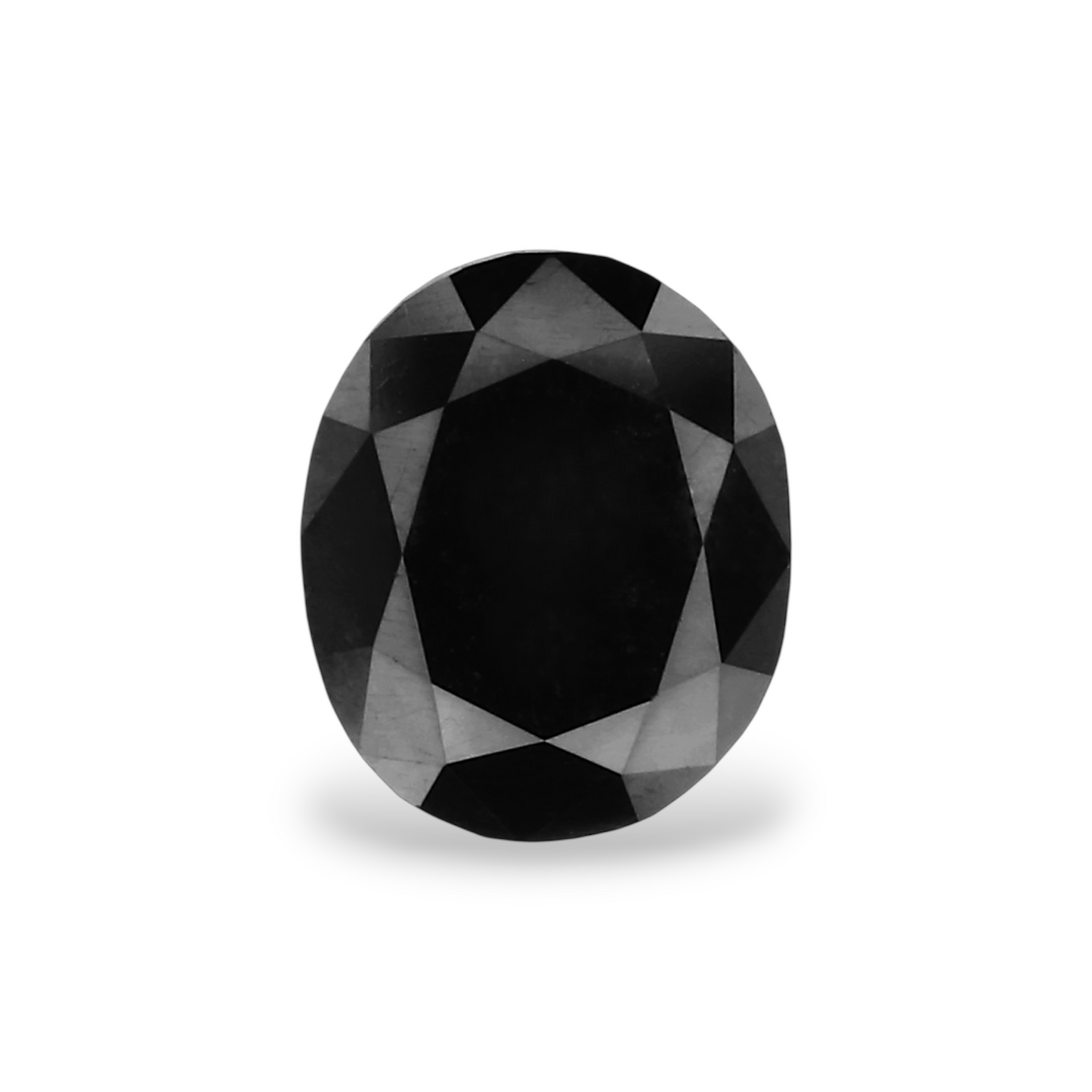 GIA 0.90 Carat Natural Fancy Black Oval Diamond SE-7331GNA