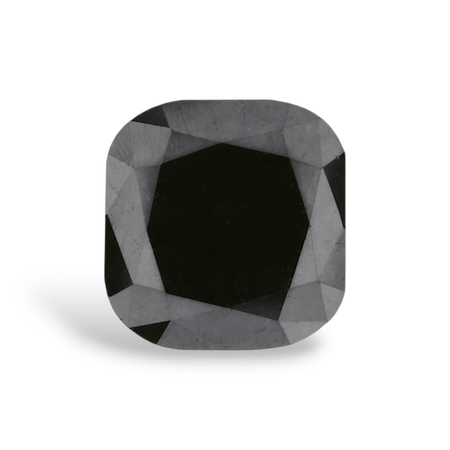 GIA 0.70 Carat Natural Fancy Black Cushion Diamond SE-7341GNA