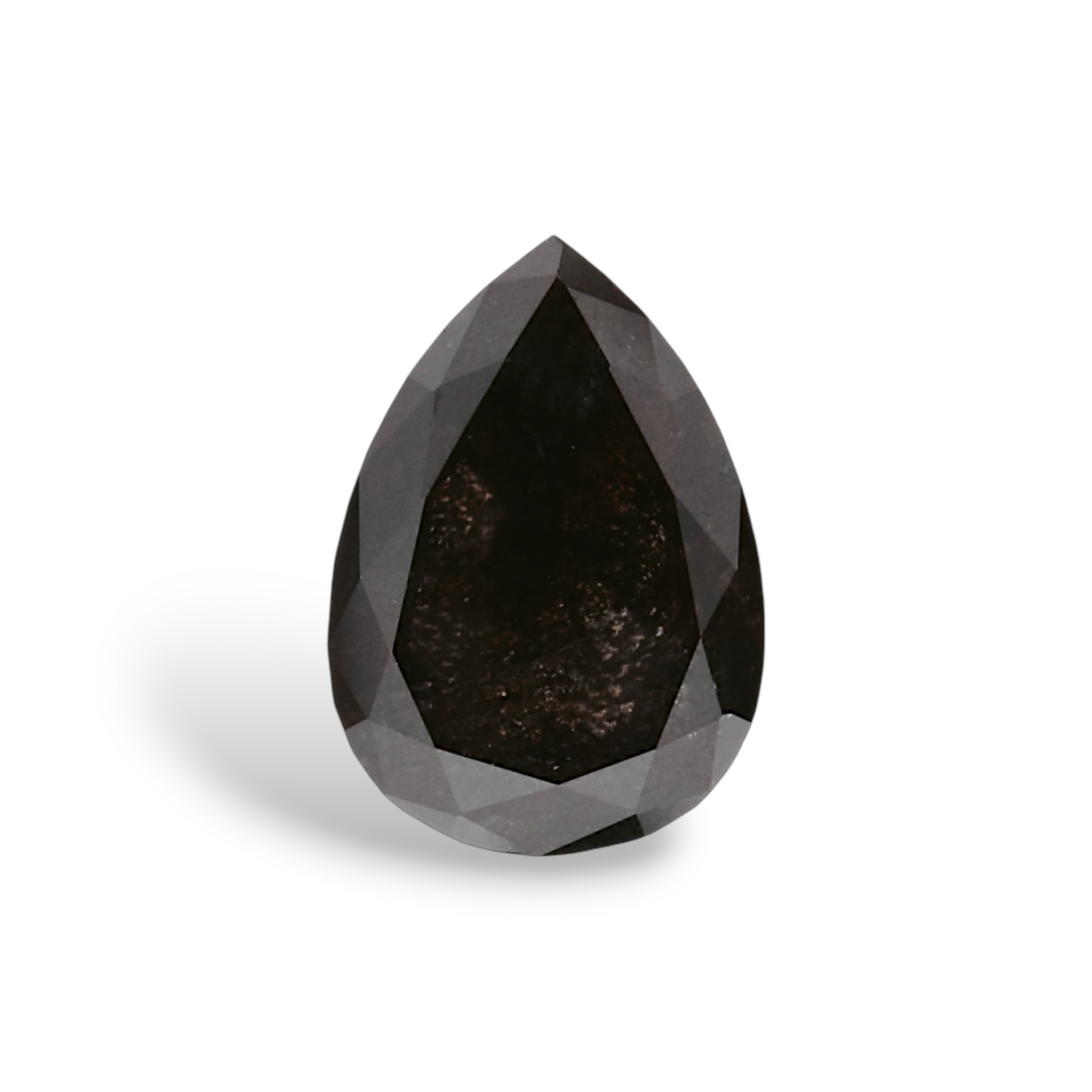 GIA 0.98 Carat Natural Fancy Black Pear Diamond SE-7351GNA