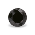 GIA 1.09 Carat Natural Fancy Black Round Diamond SE-7454GN