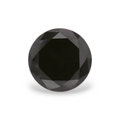 GIA 0.42 Carat Natural Fancy Black Round Diamond SE-7483GN