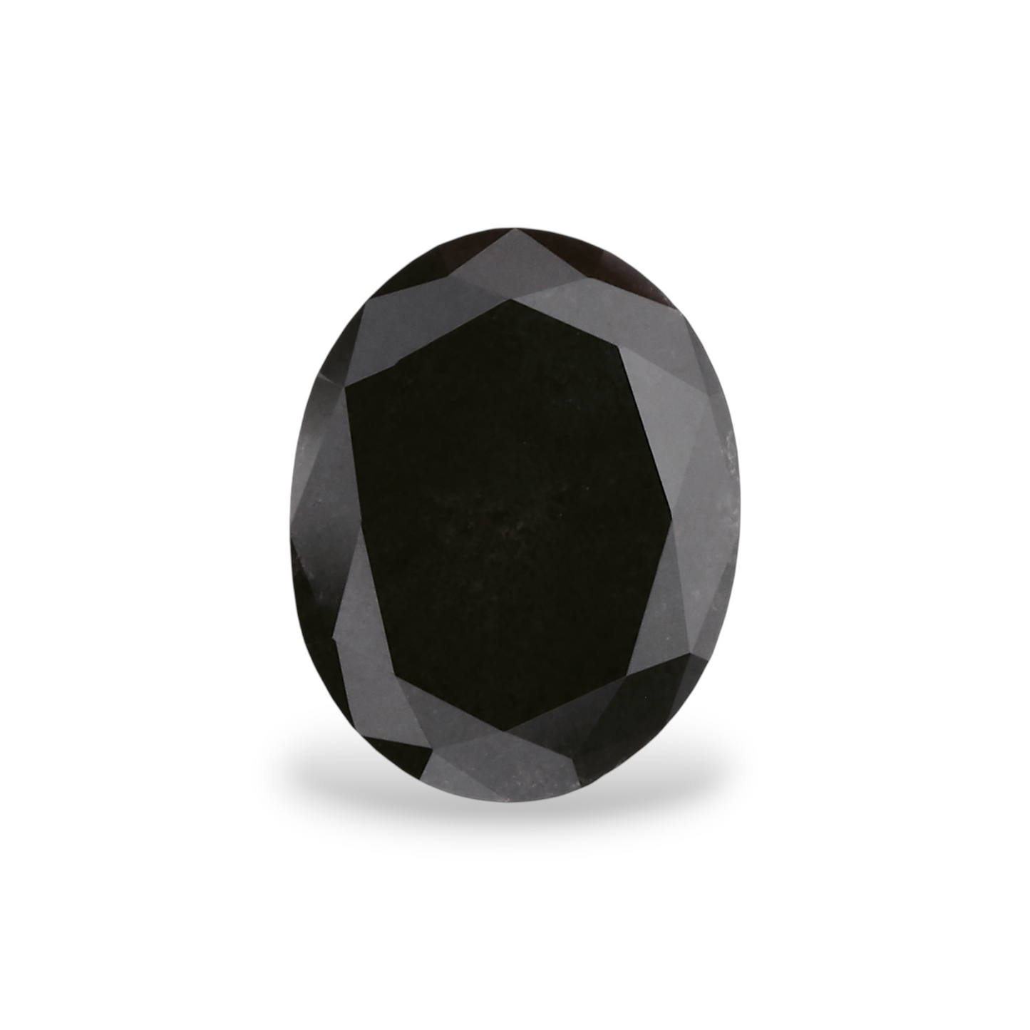 GIA 1.28 Carat Natural Fancy Black Oval Diamond SE-7568GN