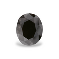 GIA 2.44 Carat Natural Fancy Black Oval Diamond SE-7571GN