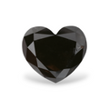 GIA 1.34 Carat Natural Fancy Black Heart Diamond SE-7574GN