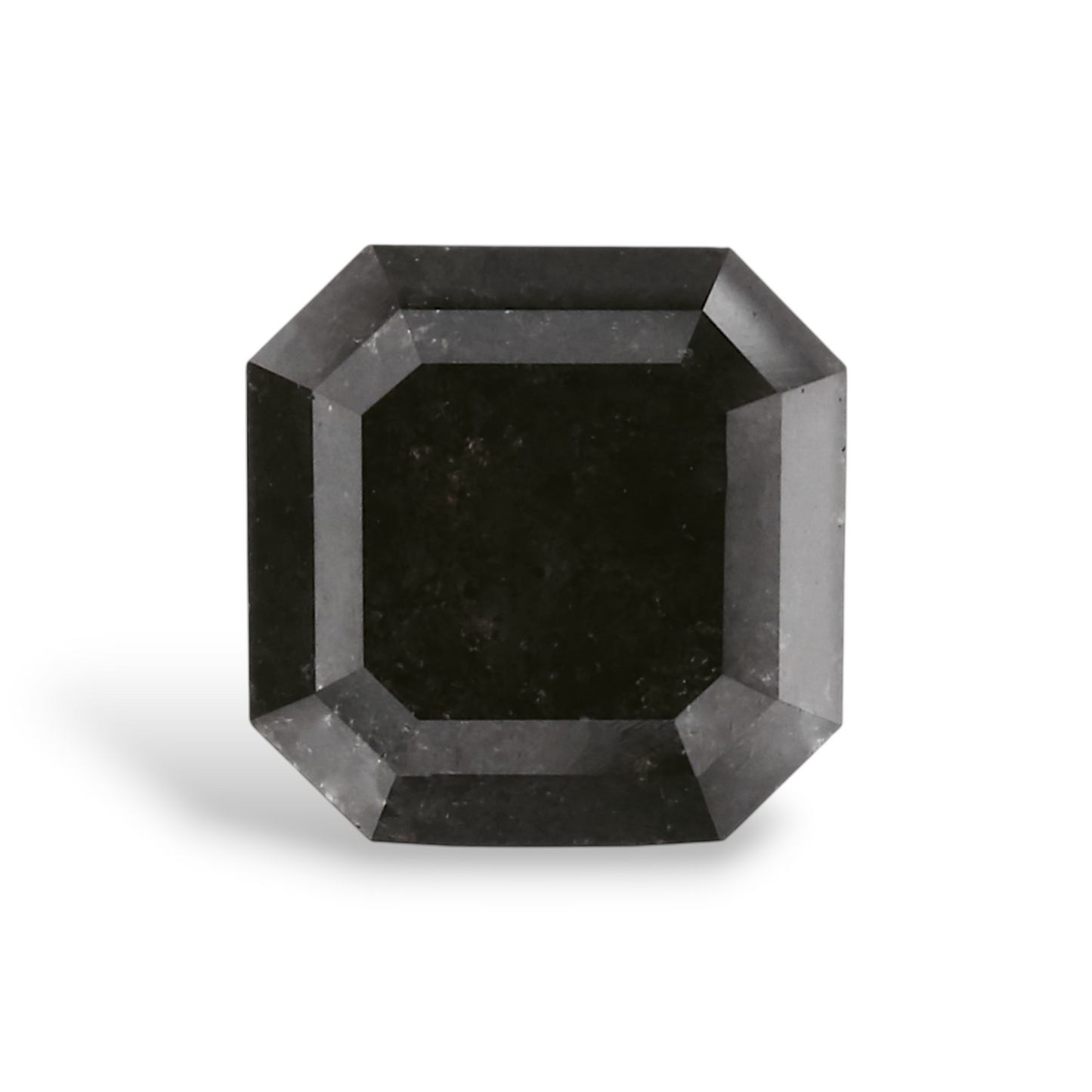 GIA 1.65 Carat Natural Fancy Black Sq emerald Diamond SE-7581GN
