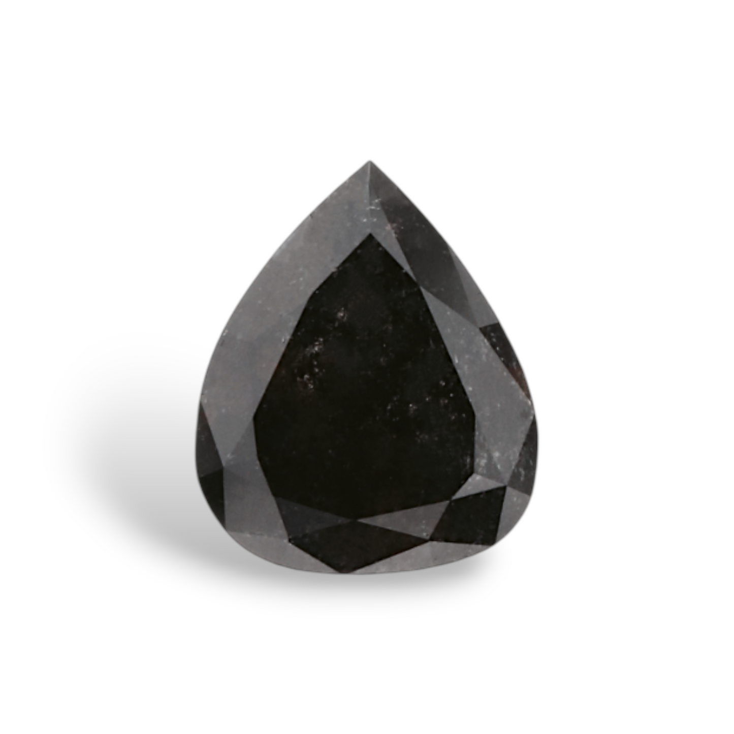GIA 0.50 Carat Natural Fancy Black Pear Diamond SE-7587GN