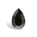 GIA 1.36 Carat Natural Fancy Black Pear Diamond SE-7590GN