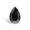 GIA 1.36 Carat Natural Fancy Black Pear Diamond SE-7590GN
