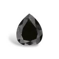 GIA 2.78 Carat Natural Fancy Black Pear Diamond SE-7594GN