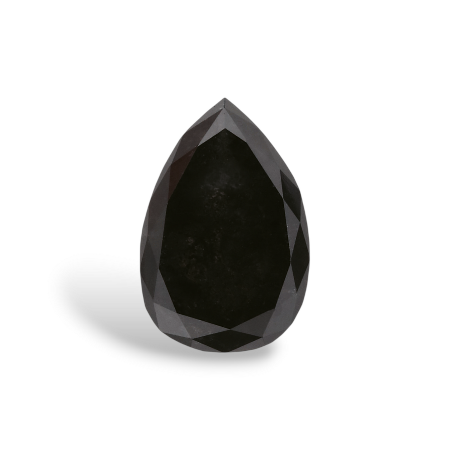 GIA 1.27 Carat Natural Fancy Black Pear Diamond SE-7595GN