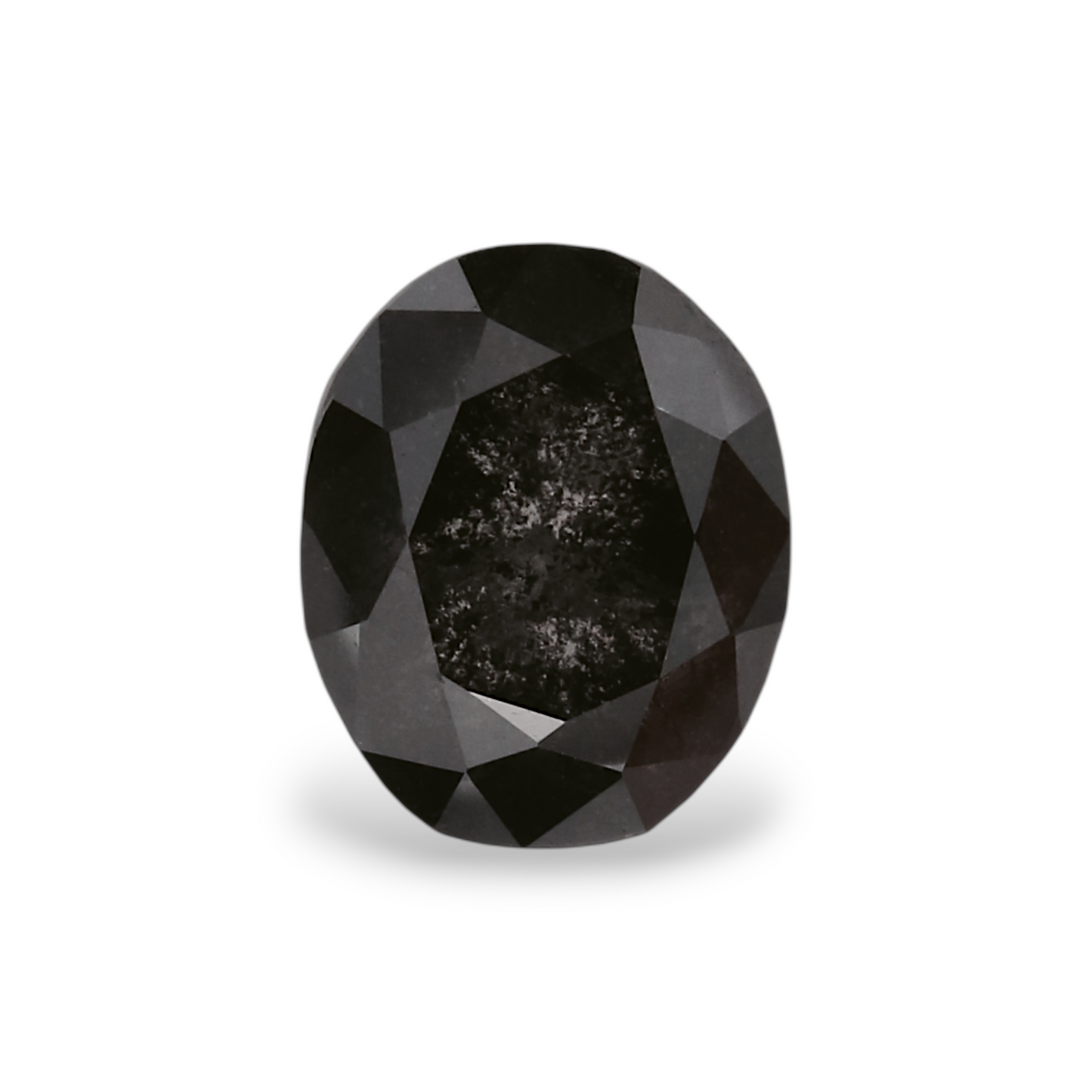 GIA 1.14 Carat Natural Fancy Black Oval Diamond SE-7597GN