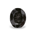 GIA 1.14 Carat Natural Fancy Black Oval Diamond SE-7597GN