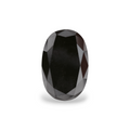 GIA 0.65 Carat Natural Fancy Black Oval Diamond SE-7598GN
