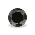 GIA 1.05 Carat Natural Fancy Black Round Diamond SE-7600GN