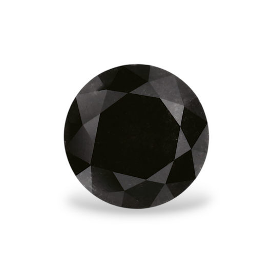 GIA 1.15 Carat Natural Fancy Black Round Diamond SE-7604GN