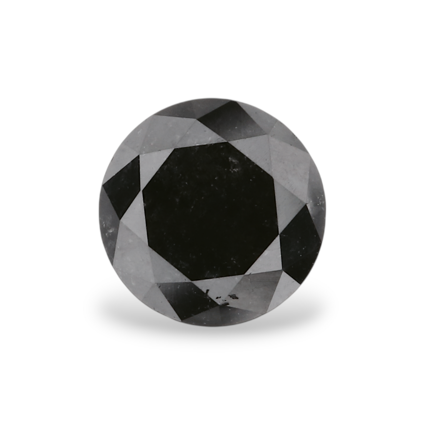 GIA 0.97 Carat Natural Fancy Black Round Diamond SE-7606GN