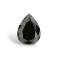 GIA 1.29 Carat Natural Fancy Black Pear Diamond SE-7819GN