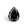 GIA 1.29 Carat Natural Fancy Black Pear Diamond SE-7819GN