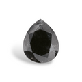 GIA 1.68 Carat Natural Fancy Black Pear Diamond SE-7820GN