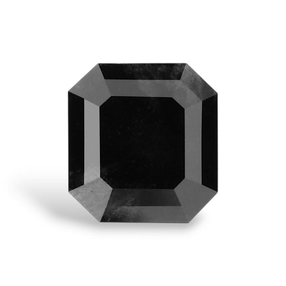 GIA 0.83 Carat Natural Fancy Black Emerald Diamond SE-7830GN